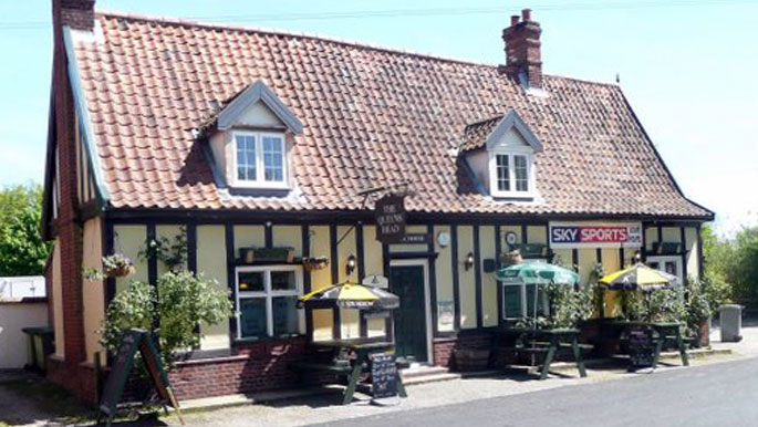 Photo of the Queen's Head pub Foulsham - our local